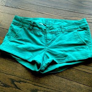 American Eagle Outfitters size 8 Teal chinos.